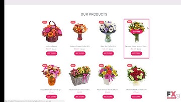 Flower Shop Responsive MotoCMS Ecommerce Template TMT | Free Template