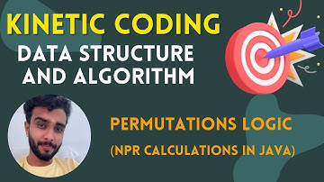Permutation | nPr | Functions | Data Structure | Algorithms | Java | Programming | Kinetic Coding