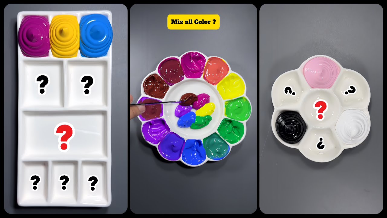 The Following will Summarize Extremely Attractive Color Mixing Videos ...