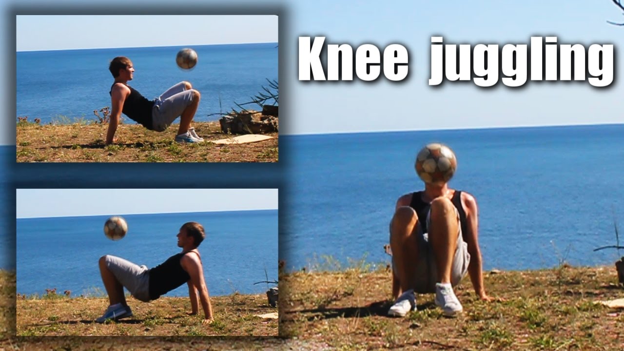 Knee Juggling Sitting Freestyle Football Trick YouTube