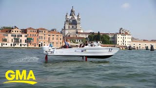 New high-tech ‘flying’ boat could help save Venice’s iconic canals