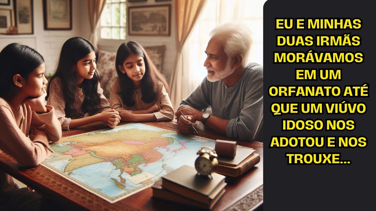 Eu e minhas duas irmãs morávamos em um orfanato até que um viúvo idoso nos adotou e nos trouxe...