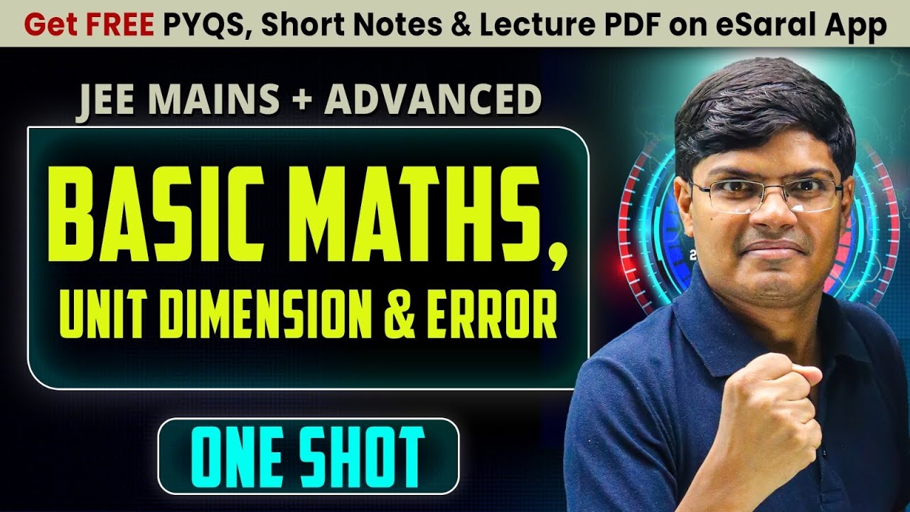 BASIC MATHS in One Shot : All Concepts & PYQs Covered | JEE Main ...