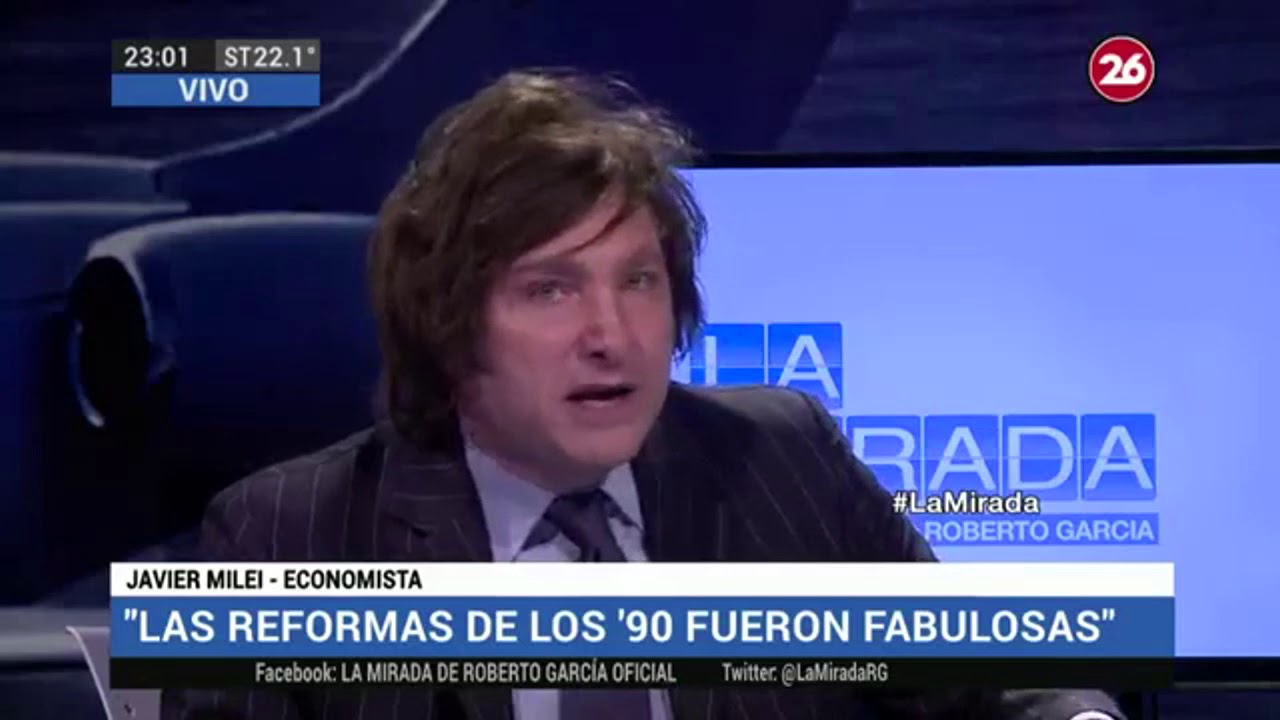 Javier Milei: "El Kirchnerismo fue lo peor que le pasó a la Argentina en  toda su historia" - Vocación Periodismo