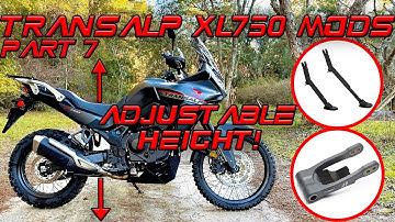 Variable Height Suspension Link + Adjustable Side Stand | TRANSALP MODS P.7 |