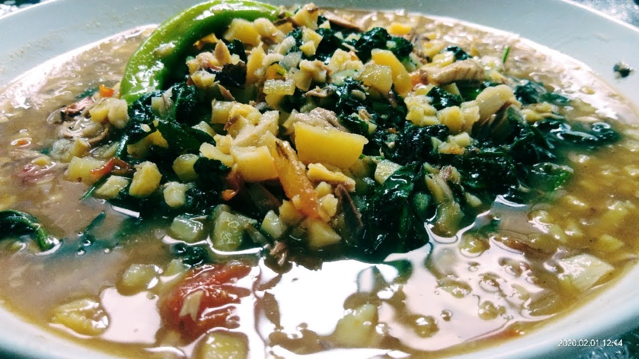 Kamote, hindi lang pang meryenda! Pang ulam pa! Sahugan ng tinapa at dahon ang sarap!