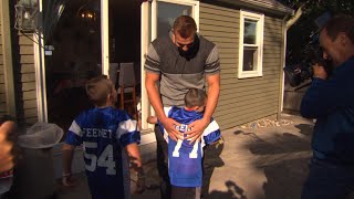 Web Extra: Rob Gronkowski Surprises Young Melrose Fan