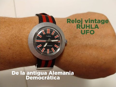 Reloj Vintage alemán   Ruhla modelo UFO