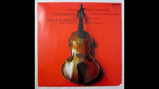 Vivaldi: Concertos for Viola D'Amore and Strings - Laszlo Barsony, Chamber Orchestra LP - Full album