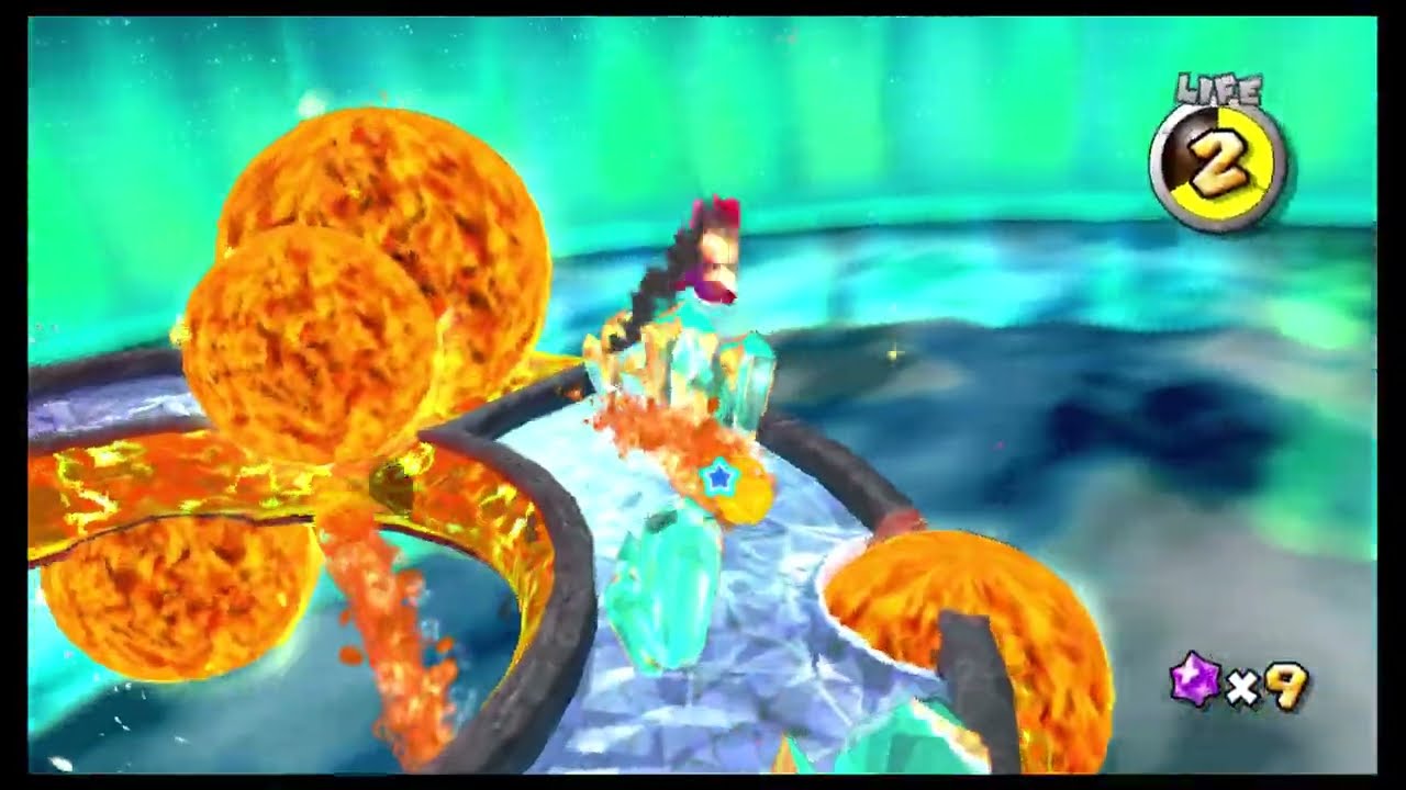 Super Mario Galaxy: Hot and Cold Collide - 9 Coins Collected (Max Coins)
