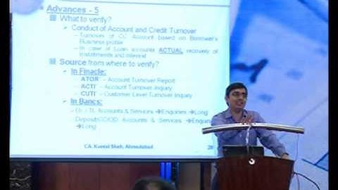 Audit under CBS Environment - LFAR - BY CA Kuntal P Shah - Part 4