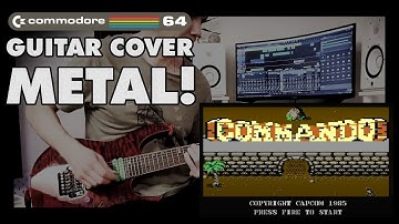 Commodore 64: Commando -  Game Music | GUITAR COVER