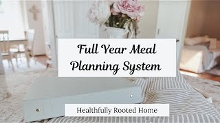 How to meal plan for a whole year