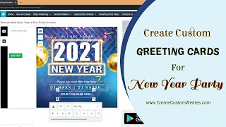 Create Happy New Year 2020 Wishes eCard with Name Message and Quote