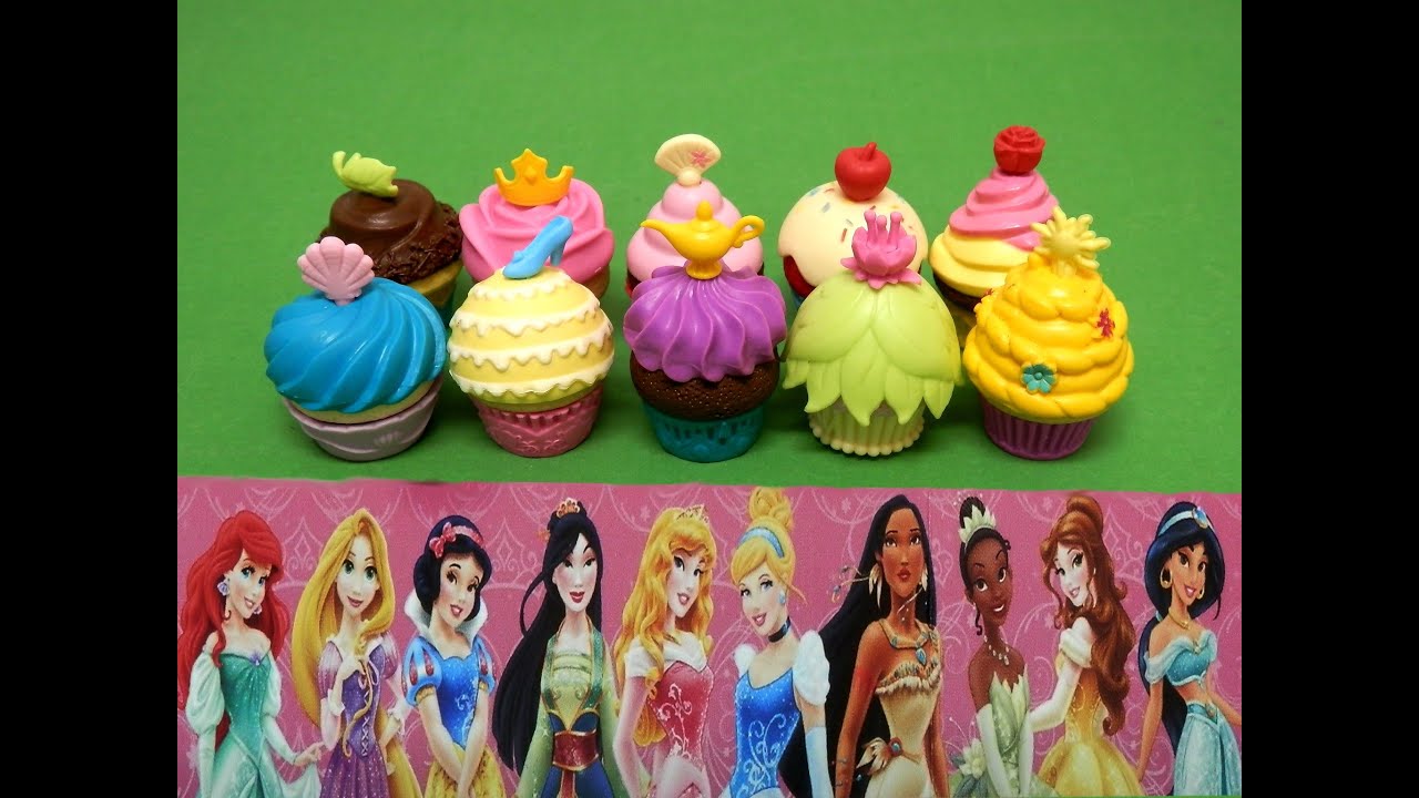 ディズニープリンセスおもちゃ 開封動画 カップケーキ パーティー ゲーム Disney Princess Enchanted Cup Cake Party Game Youtube