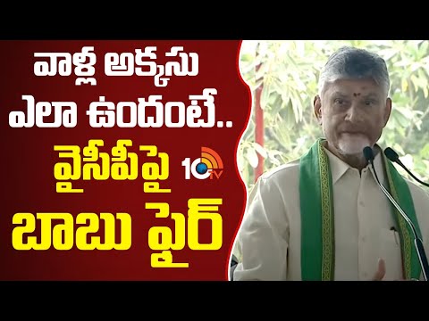 వాళ్ల అక్కసు ఎలా ఉందంటే..  వైసీపీపై బాబు ఫైర్ | CM Chandrababu Fires on YCP | 10TV News - 10TVNEWSTELUGU