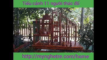 Guồng nước thác đổ trà đạo 11 người