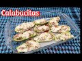 CALABACITAS RELLENASDE CARNE MOLIDA Y QUESO AL HORNO | COCINANDO CON MAMA