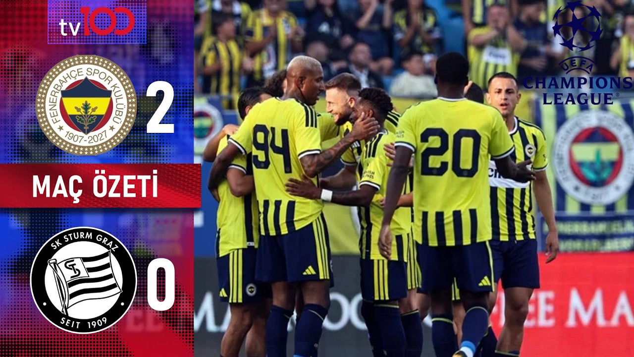 Fenerbahçe 2–0 SK Sturm Graz full highlights