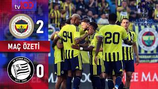 Fenerbahçe 2-0 Sturm Graz | Geniş Maç Özeti