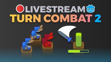 Turn-based RPG demo in Godot (livestream 2)