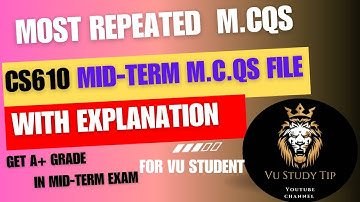 cs610 midterm mcqs file|CS610 computer network VU Mid-term Exam|Complete Guide & Tips|@vustudy4121