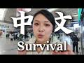 生存中文|在中国机场赶飞机,可理解性输入