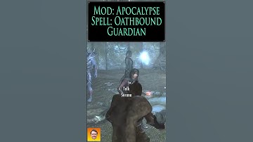 Checkout the spell, CONJURE OATHBOUND GUARDIAN, from the Skyrim Spell Mod APOCALYPSE! #shorts