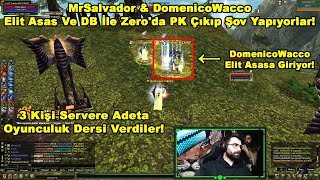 MrSalvador & DomenicoWacco  Elit Asas Ve DB İle Zero'da PK Çıkıp Şov Yapıyorlar! | Knight Online