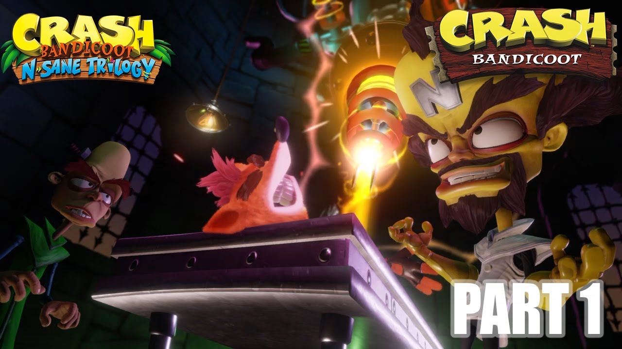 Crash Bandicoot Gameplay Walkthrough Part 1 (N.Sane Trilogy Part 1