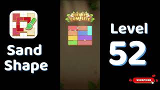 Sand Shape Level 52 Gameplay Walkthrough | Go Answer