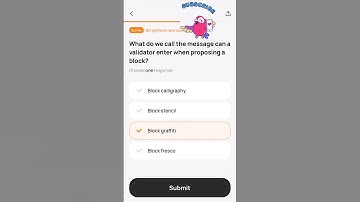 What do we call the message can a validator enter when proposing a block?