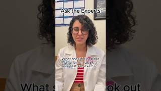 What should I look out for when I'm doing a self breast exam?
