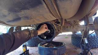 XJ Rear Disc Brake Conversion How To Highlights using Kit from Big Dave on Jeepforum