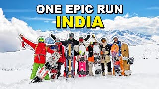 Snowboarding in India from the Mountain Top to Town Below