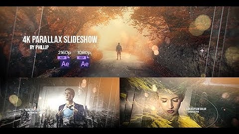 After Effects Template: 4K Parallax Slideshow