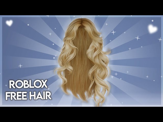 Create comics meme hair roblox for girls, blonde hair in roblox