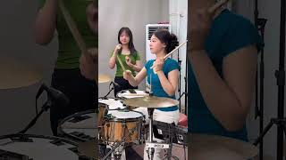 Day.12  Silent Drum Lesson – Just Play 🥁🔥 #music #drumkit #drumming #드럼과스틱 #runwild