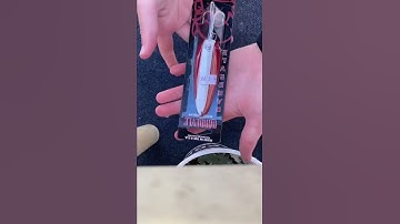 Red devil fishing spoon unboxing