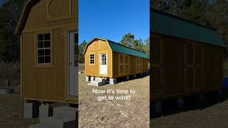 Converting a Shed to OFF GRID Cabin! #offgrid #alone #shedtohouse #tinyhouse
