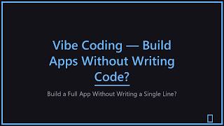 Vibe Coding 🚀 | I Built a Full App Using Only AI 🤯 #ai #coding #like #copilot #interview