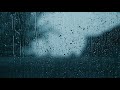 Calm Raindrops Relaxing Chill Rain Window Visual One Hour Loop Non-Lyric Study Work Music Ambience
