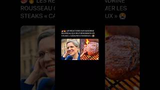 Les réactions sur Sandrine Rousseau qui veut renommer les steaks 