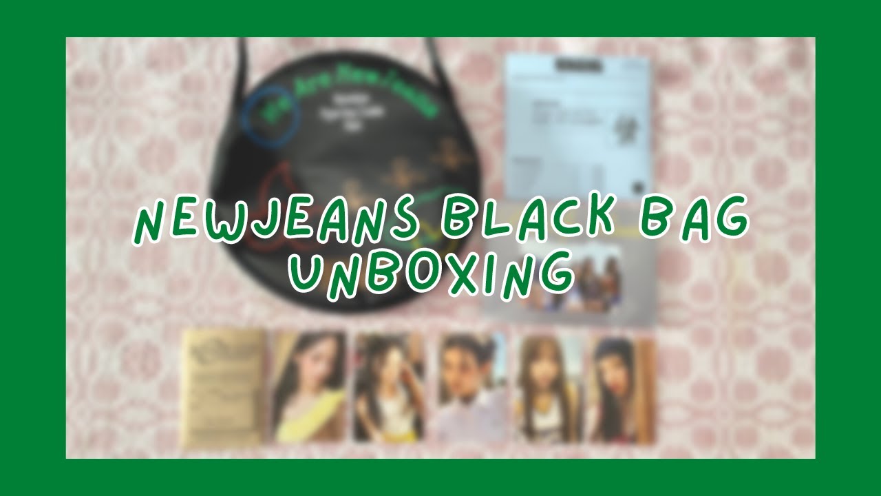 Newjeans 1st EP Album 'New Jeans' (Bag) Black