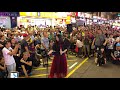 友誼之光「老師的小感言*見證歷史性的時刻*千人大合唱*感動旺角街頭。」(2018-07-29）中國香港歌手彭梓嘉