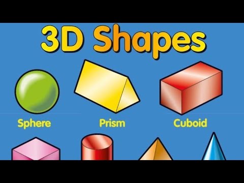3D shapes song | shapes for kids | The singing walrus