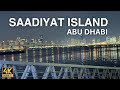 Saadiyat Island Abu Dhabi | 4K Virtual Walking Tour at Night | Luxury Hotels