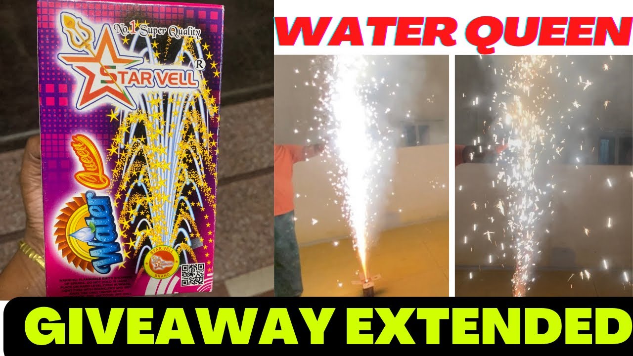 Crackers Testing Water Queen கை வெச்சாலும் ஒன்னும் ஆகாது Touch me fountain crackers 