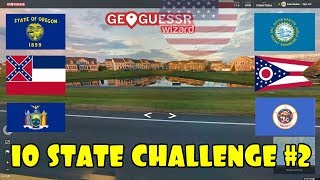 Geoguessr - 10 (US) State Challenge #2 - Making Trump Proud