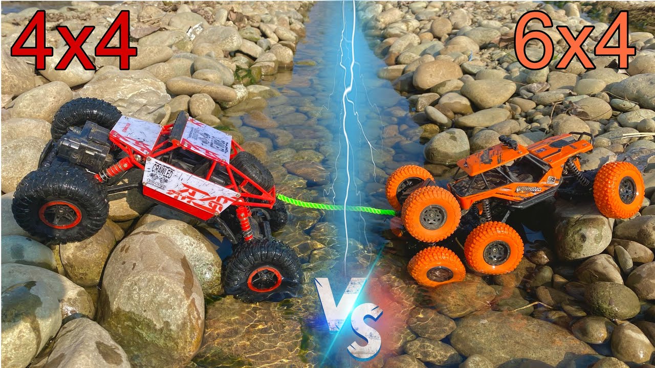 4x4 vs 6x4 | Rc 4x4 vs Rc 6x4 | who is the winner 🥶? - YouTube